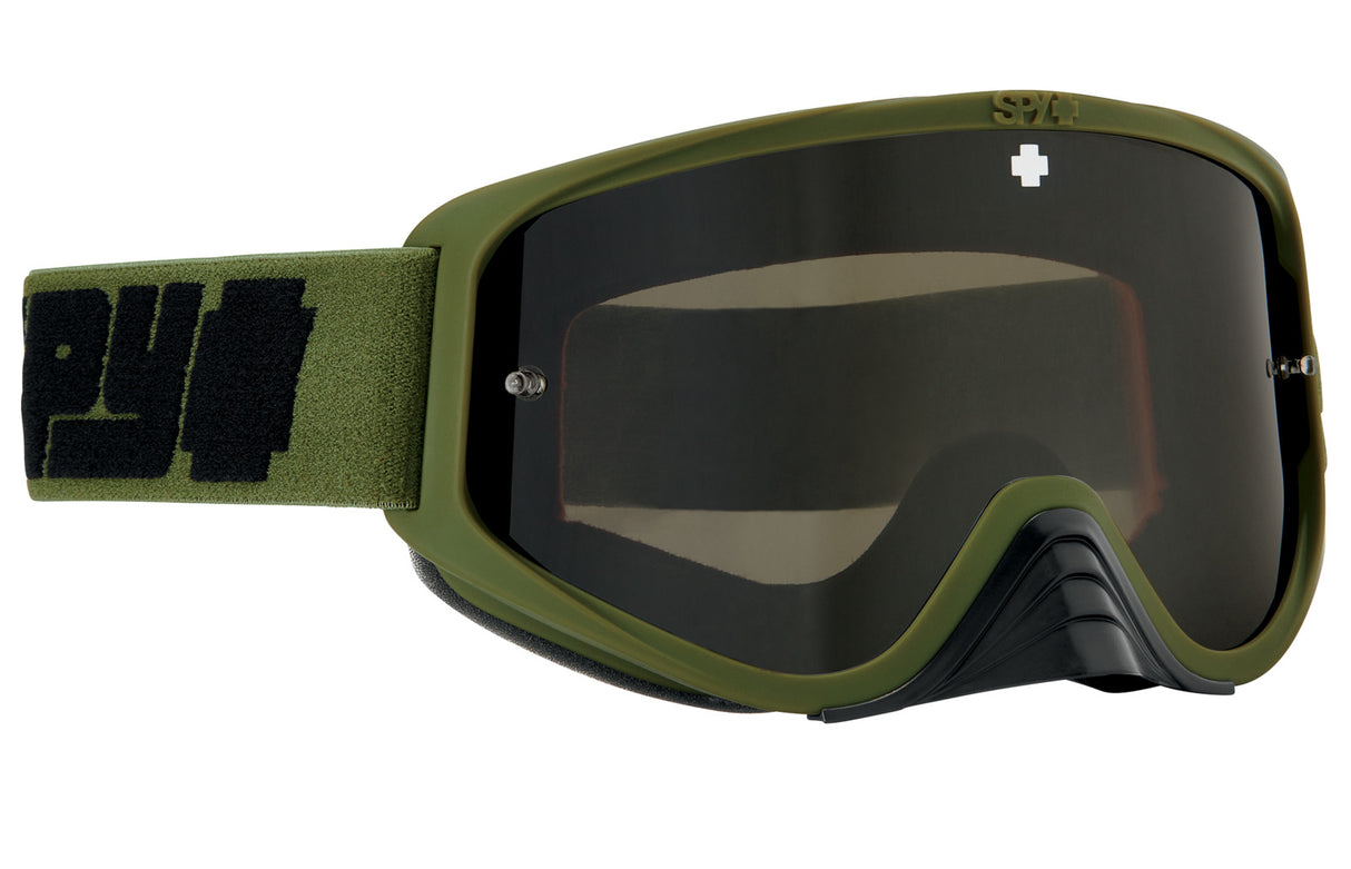 Spy Optic Woot Race MX Goggle Reverb Olive w/HD Smoke Lens