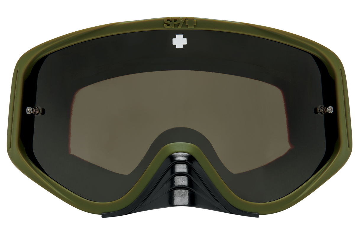 Spy Optic Woot Race MX Goggle Reverb Olive w/HD Smoke Lens