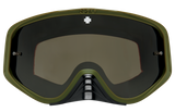 Spy Optic Woot Race MX Goggle Reverb Olive w/HD Smoke Lens