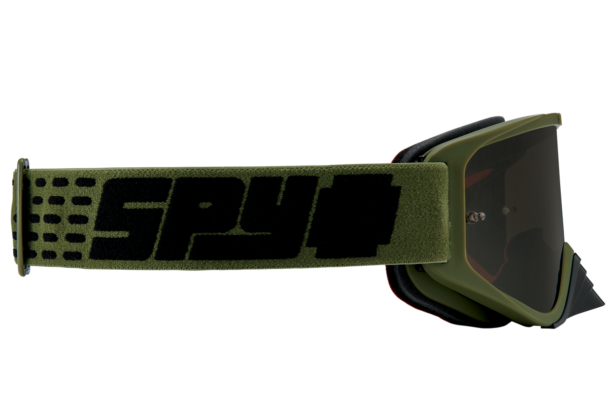 Spy Optic Woot Race MX Goggle Reverb Olive w/HD Smoke Lens