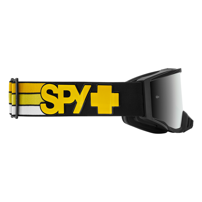 Spy Optic Foundation Plus MX Goggles Speedway Matte Black w/HD Smoke Platinum Spectra Mirror & HD Clear Lens