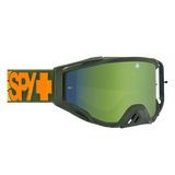 Spy Optic Foundation Plus MX Goggles Speedway Matte Green w/HD Smoke Olive Spectra Mirror & HD Clear Lens