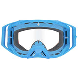 Spy Optic Foundation MX Goggles Speedway Matte Blue w/HD Clear Lens