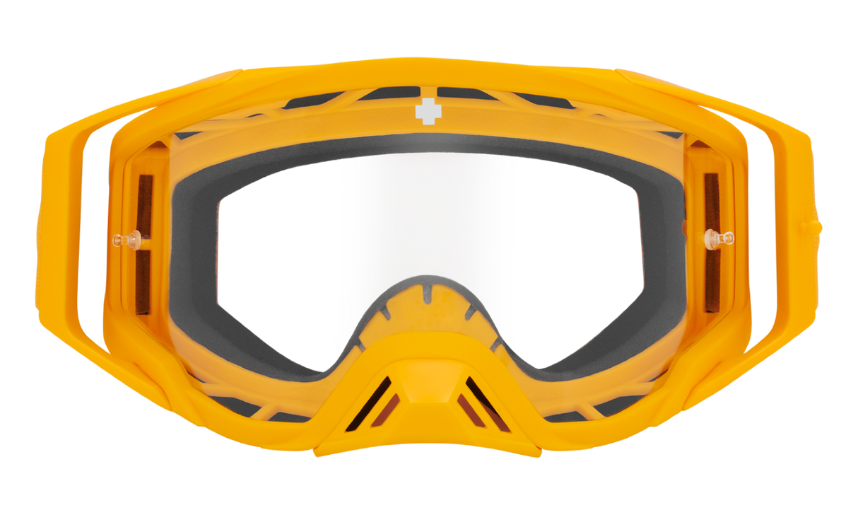 Spy Optic Foundation MX Goggles Speedway Matte Gold w/HD Clear Lens