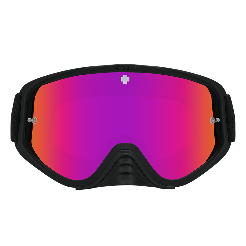 Spy Optic Woot Race MX Goggles Speedway Matte Purple w/HD Smoke Purple Spectra Mirror & HD Clear Lens