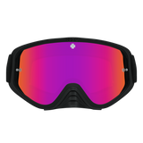 Spy Optic Woot Race MX Goggles Speedway Matte Purple w/HD Smoke Purple Spectra Mirror & HD Clear Lens