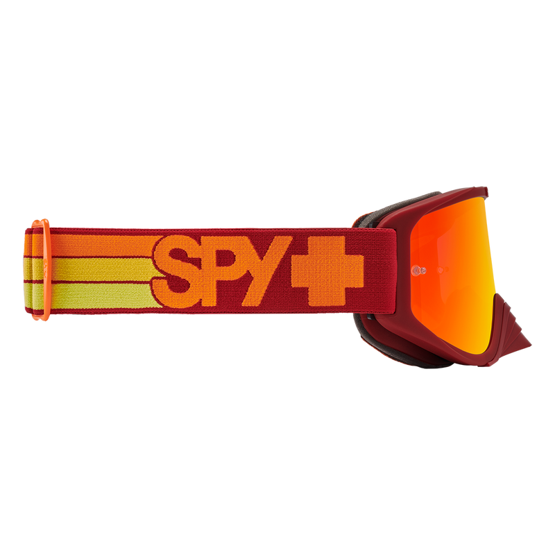 Spy Optic Woot Race MX Goggles Speedway Matte Red w/HD Smoke Dark Blue Spectra Mirror & HD Clear Lens