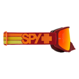 Spy Optic Woot Race MX Goggles Speedway Matte Red w/HD Smoke Dark Blue Spectra Mirror & HD Clear Lens