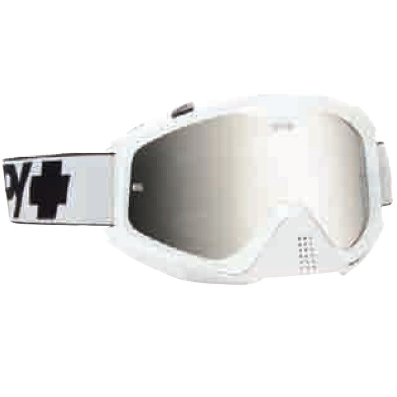 Spy Optic Klutch MX Goggle White w/Smoke/Silver Mirror Lens