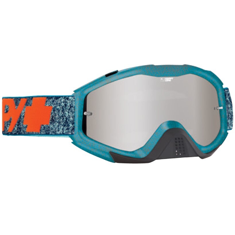 Spy Optic Klutch MX Goggle Stone Wash w/Happy Bronze/Silver Mirror Lens