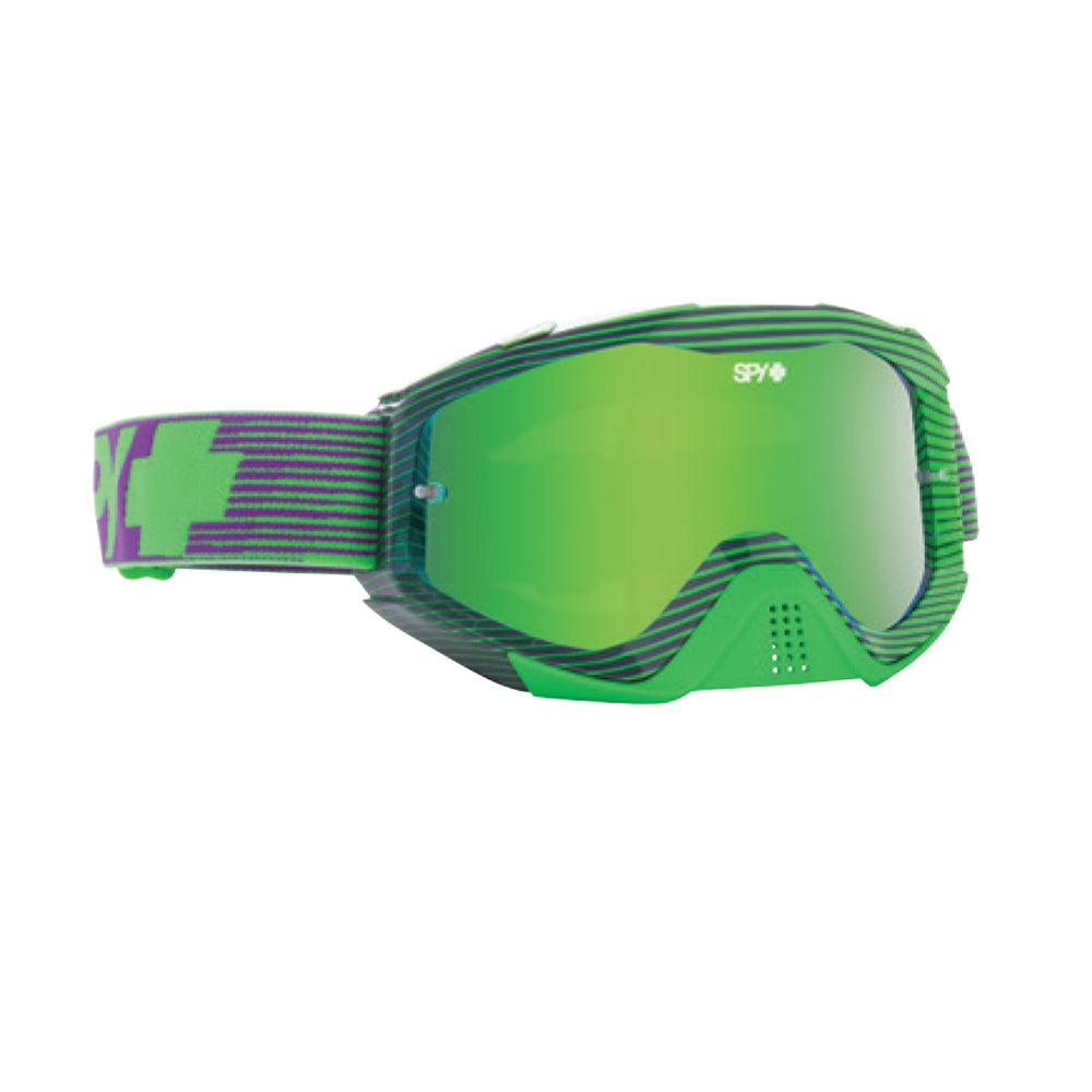 Spy Optic Klutch MX Goggle Blocked Green w/Smoke/Green Spectra Lens