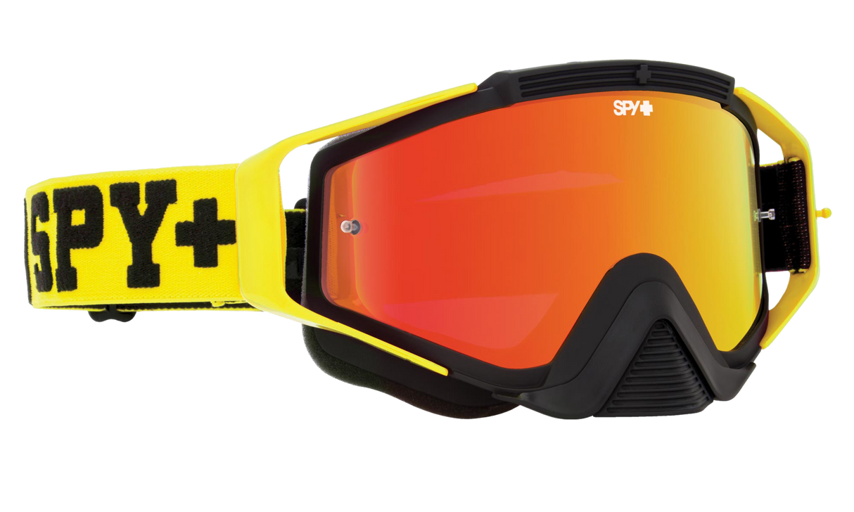 Spy Optic Omen MX Goggle Jersey Yellow w/Smoke/Red Spectra Lens