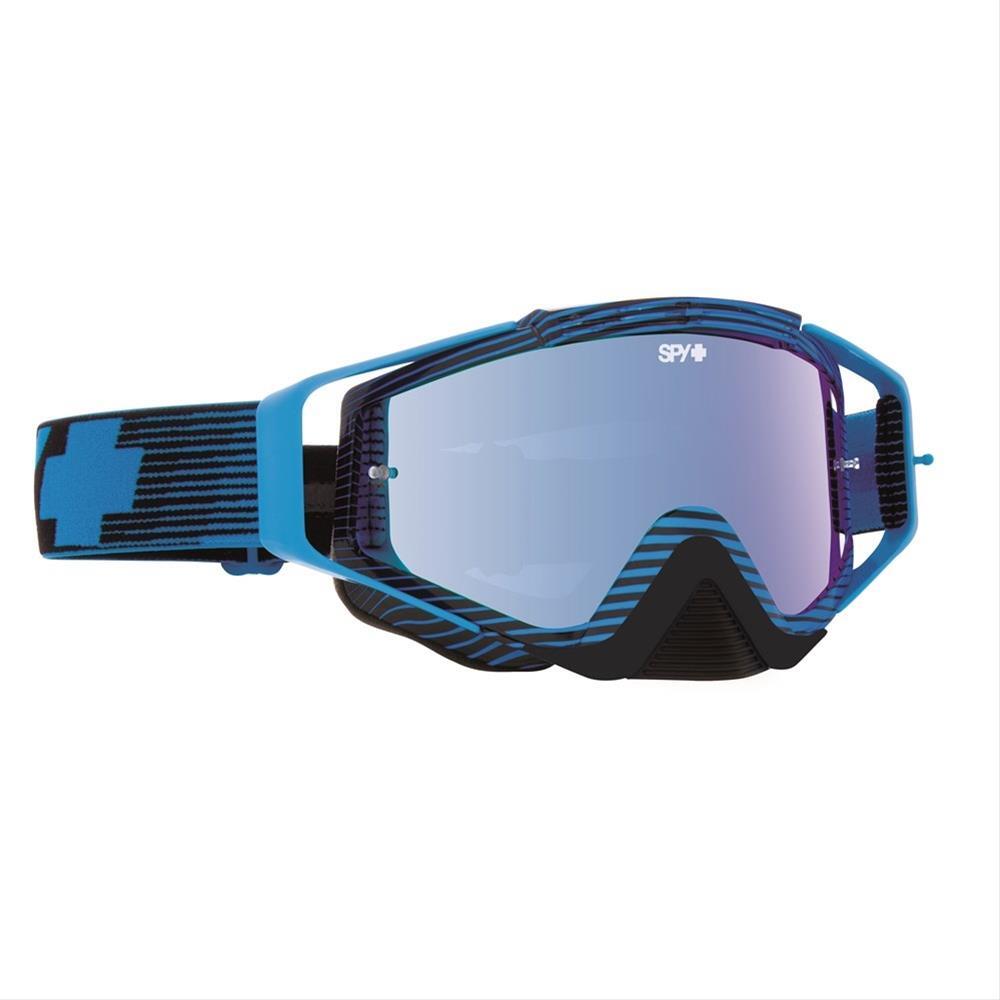 spy omen goggles Spy Optic Omen MX Goggle Blue Flash w/Smoke/Light Blue Spectra Lens – EasyR