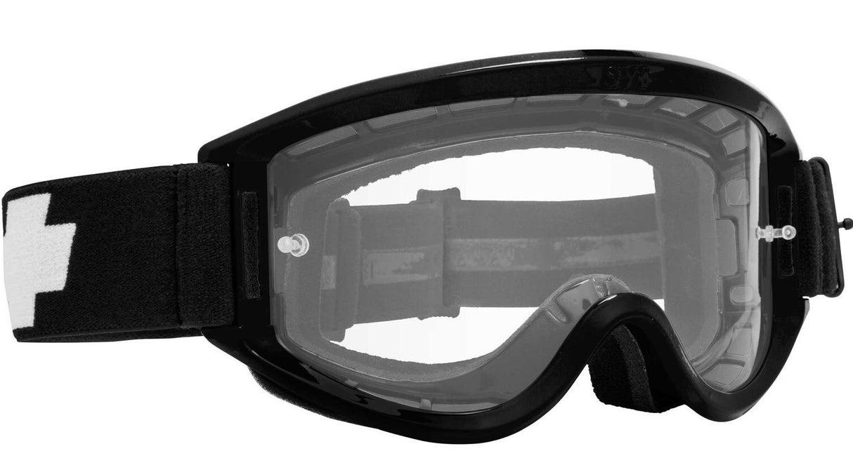 Spy Optic Breakaway MX Goggle Black w/HD Clear Lens & Posts