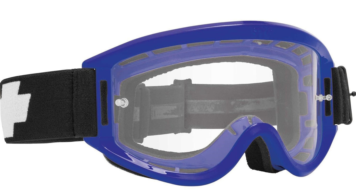 Spy Optic Breakaway MX Goggle Blue w/HD Clear Lens & Posts