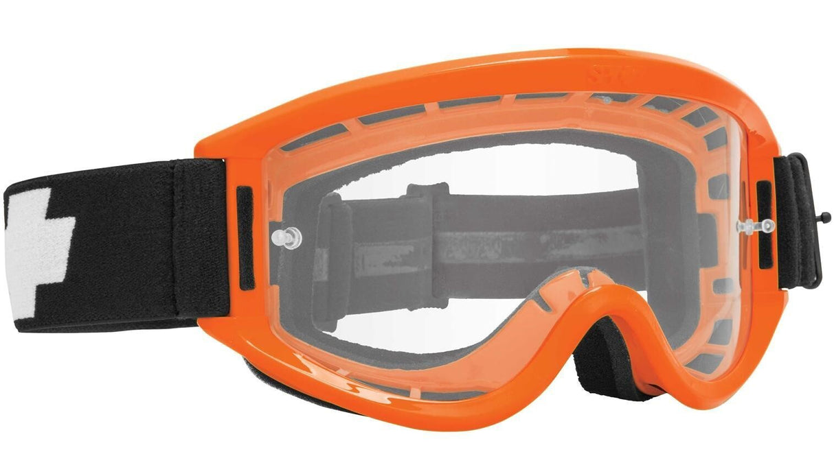 Spy Optic Breakaway MX Goggle Orange w/HD Clear Lens & Posts