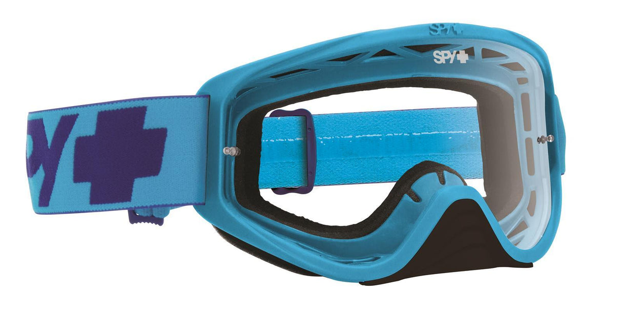 Spy Optic Woot MX Goggle Mono Blue w/Clear Anti-Fog Lens