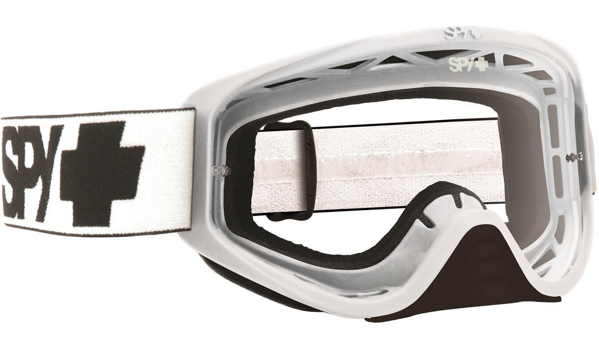 Spy Optic Woot MX Goggle White w/Clear Anti-Fog Lens