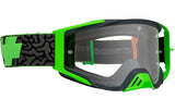 Spy Optic Foundation MX Goggle Maze Green w/HD Clear Lens