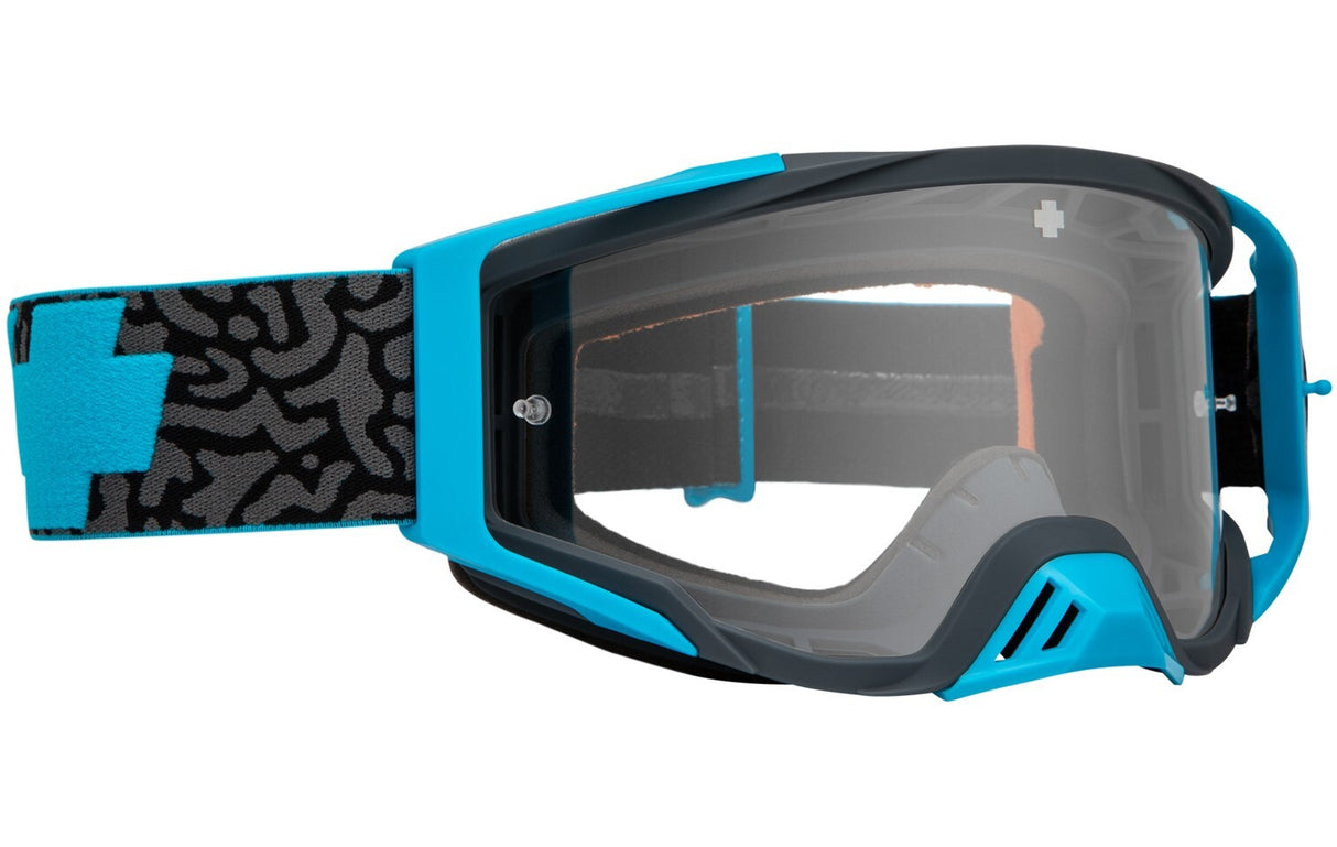 Spy Optic Foundation MX Goggle Maze Blue w/HD Clear Lens