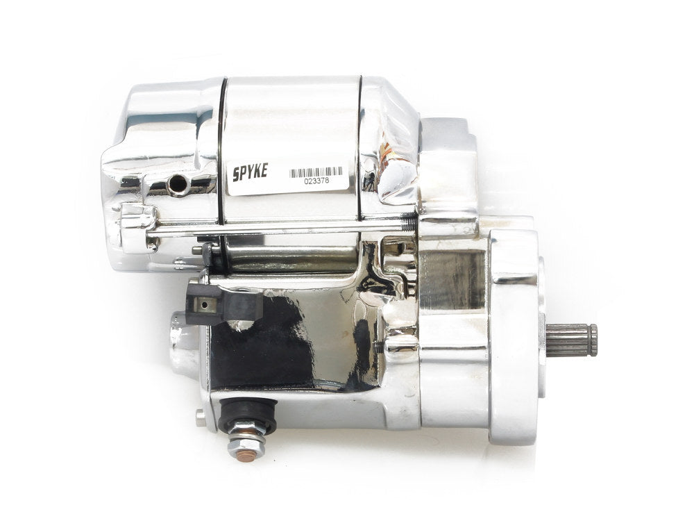 Spyke SPY-404215 1.4kw Starter Motor Chrome for Big Twin 89-06