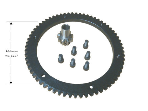 Spyke SPY-468040 66T Starter Ring Gear Kit for Big Twin 94-97