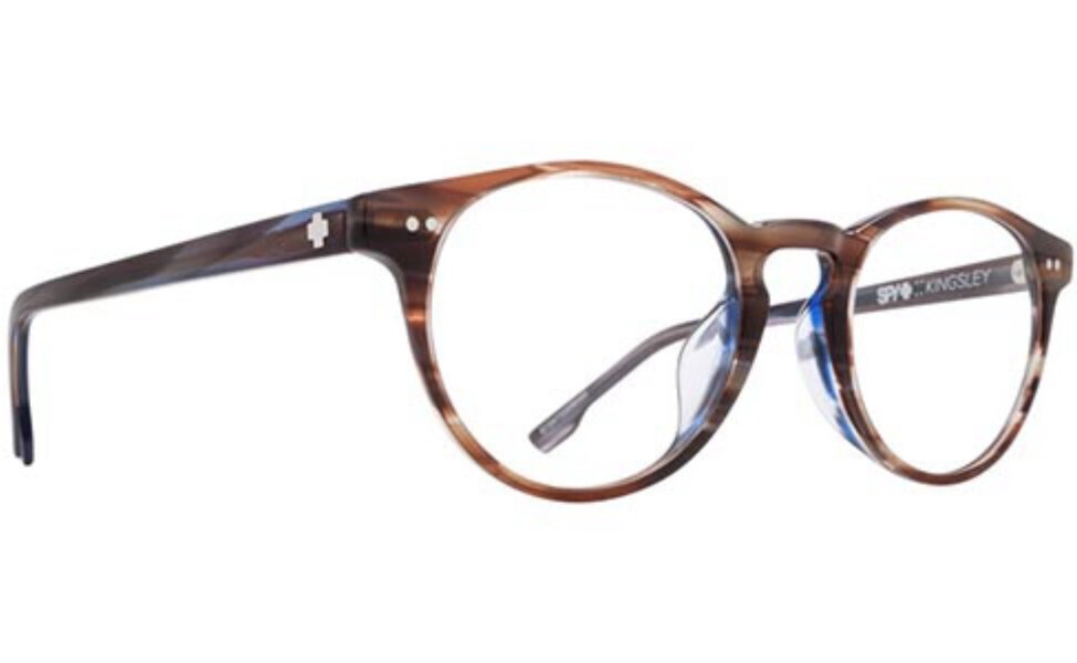 Spy Optic Kingsley Glasses Mocha Blue Stripe