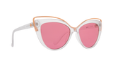 Spy Optic Julep Sunglasses Matte Crystal w/Rose Lens