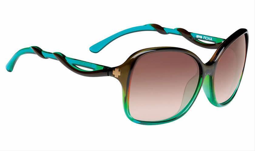 Spy Optic Fiona Sunglasses Mint Chip Fade w/Happy Bronze Fade Lens