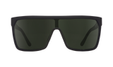 Spy Optic Flynn Sunglasses Soft Matte Black w/Happy Gray Green Lens