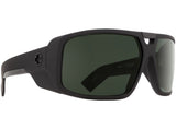 Spy Optic Touring Sunglasses Soft Matte Black w/Happy Grey Green Lens