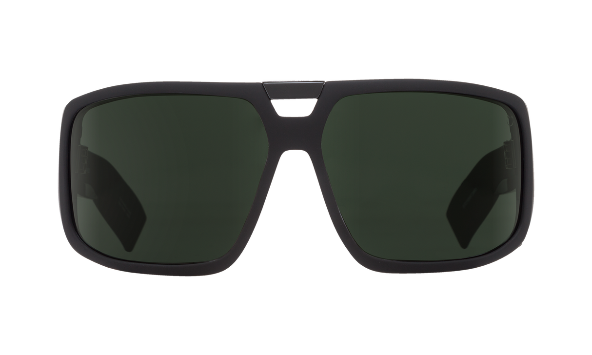 Spy Optic Touring Sunglasses Soft Matte Black w/Happy Grey Lens