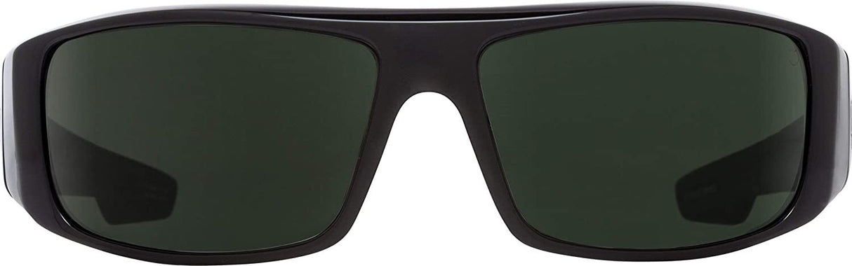 Spy Optic Logan Sunglasses Black w/Happy Gray Green Lens