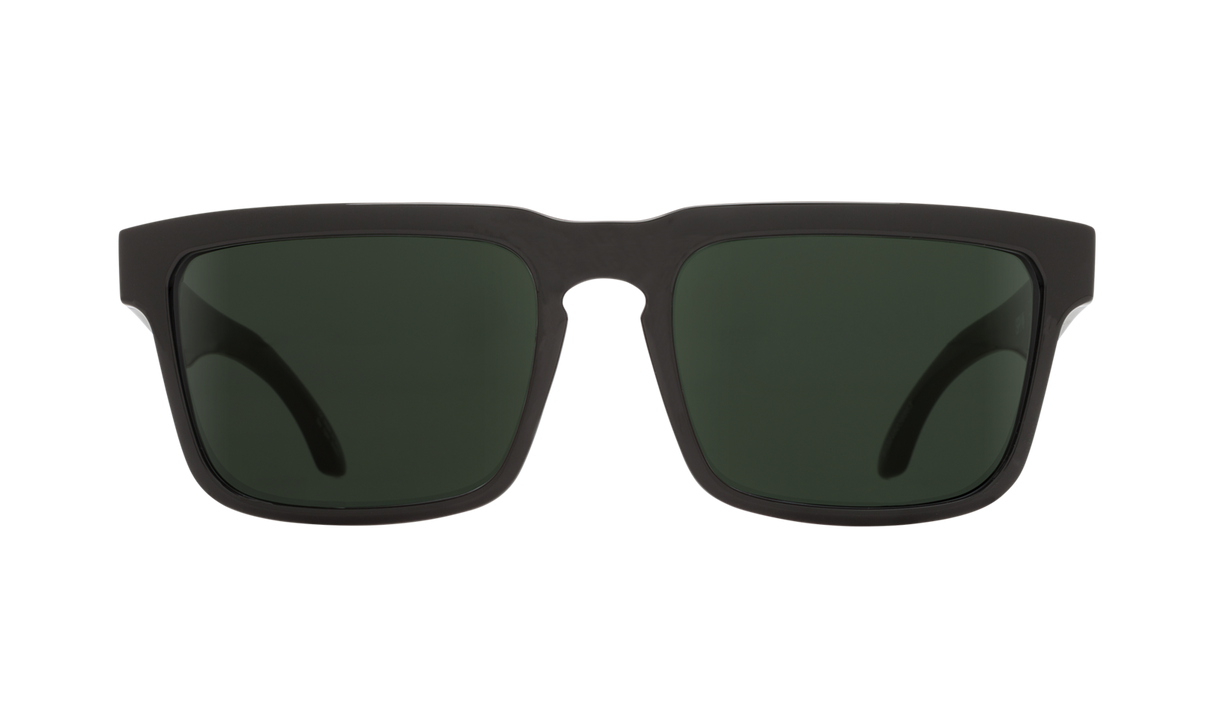 Spy Optic Helm Sunglasses Black w/Happy Gray Green Lens