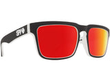 Spy Optic Helm Sunglasses Whitewall w/Happy Gray Green/Red Spectra Lens