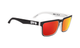 Spy Optic Helm Sunglasses Whitewall w/Happy Gray Green/Red Spectra Lens