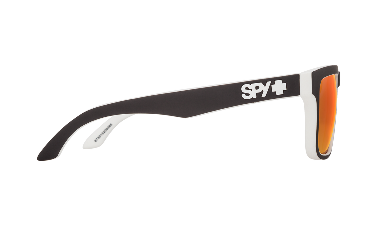 Spy Optic Helm Sunglasses Whitewall w/Happy Gray Green/Red Spectra Lens