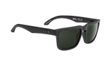 Spy Optic Helm Sunglasses Soft Matte Black w/Happy Gray Green Lens