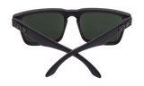 Spy Optic Helm Sunglasses Soft Matte Black w/Happy Gray Green Lens