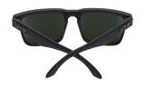 Spy Optic Helm Sunglasses Soft Matte Black w/Happy Gray Green Polar Lens