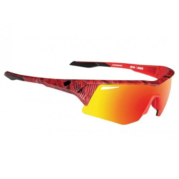 Spy Optic Screw Sunglasses Infinite Red w/Happy grey Geen/Red Spectra Lens