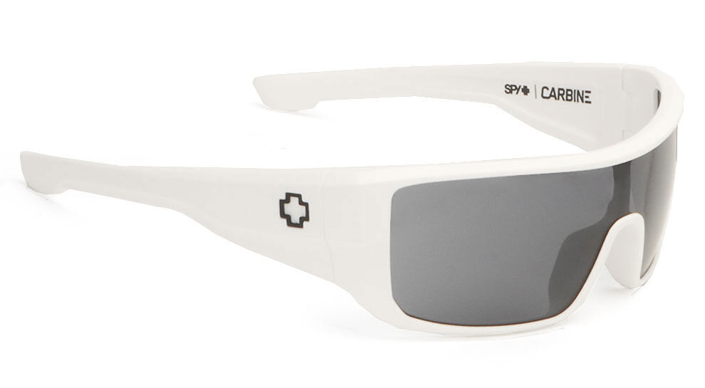 Spy Optic Carbine Sunglasses Matte White w/Grey Lens