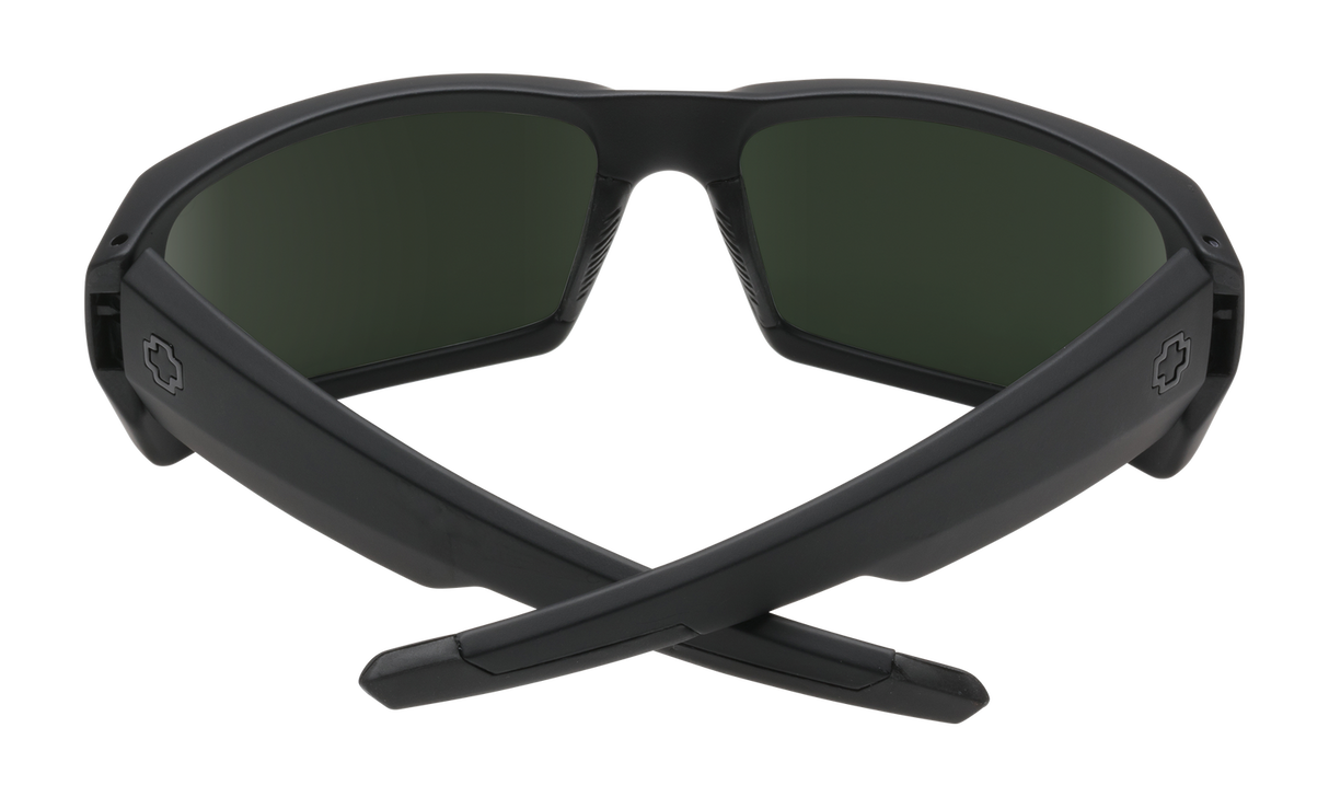 Spy Optic General Sunglasses Soft Matte Black w/Happy Gray Polar Lens