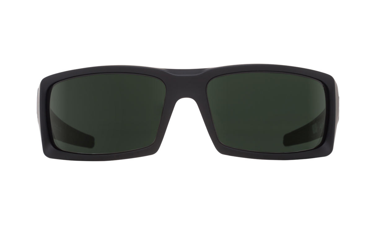 Spy Optic General Sunglasses Soft Matte Black w/Happy Gray Polar Lens