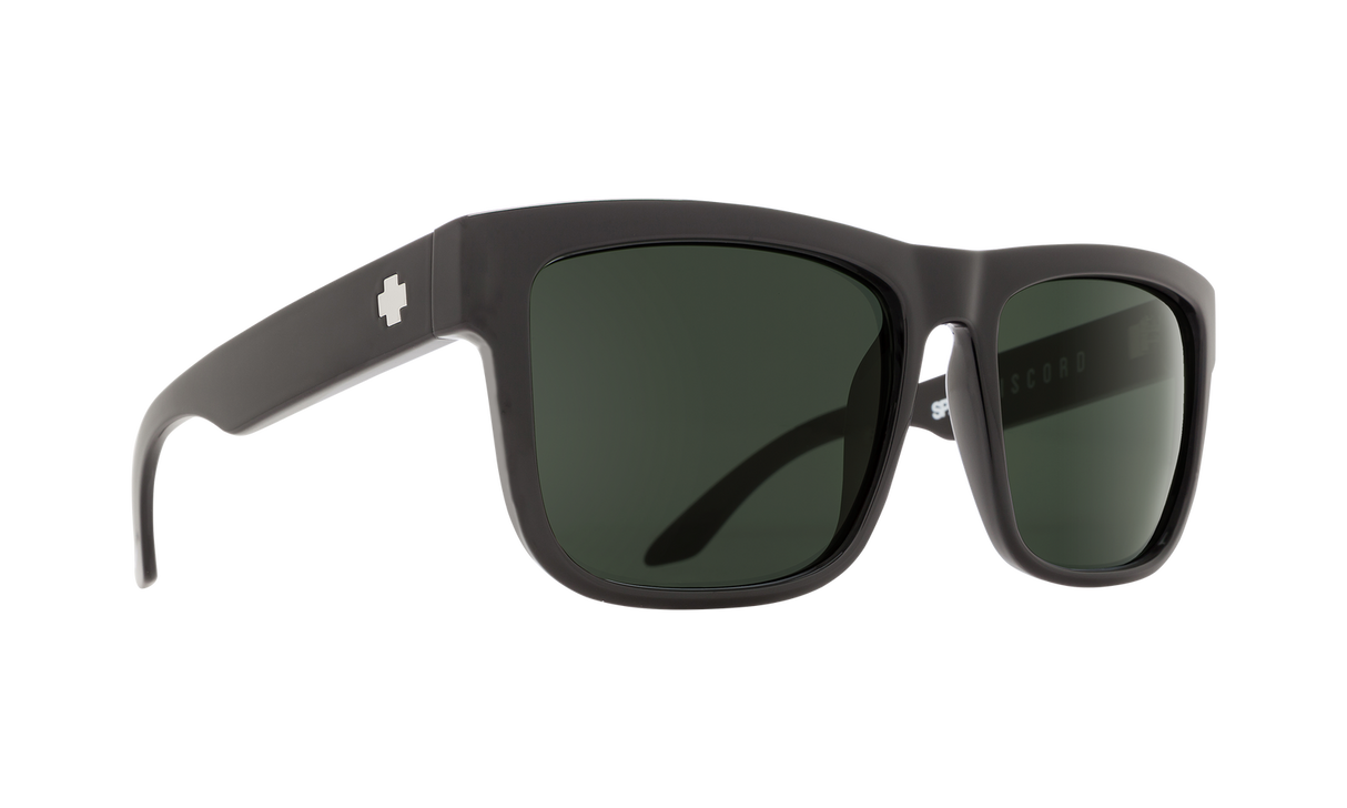 Spy Optic Discord Sunglasses Black w/Happy Gray Green Lens