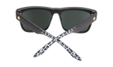 Spy Optic Discord Sunglasses Slayco Matte Black Leopard Fade w/Happy Green/Silver Flash Lens