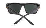 Spy Optic Discord Sunglasses Slayco Matte Black Leopard w/Happy Green/Silver Flash Lens