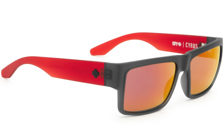 Spy Optic Cyrus Sunglasses Cherry Bomb w/Grey/Red Spectra Lens