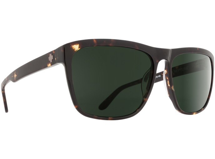 Spy Optic Neptune Sunglasses Dark Tort w/Happy Gray Green Lens