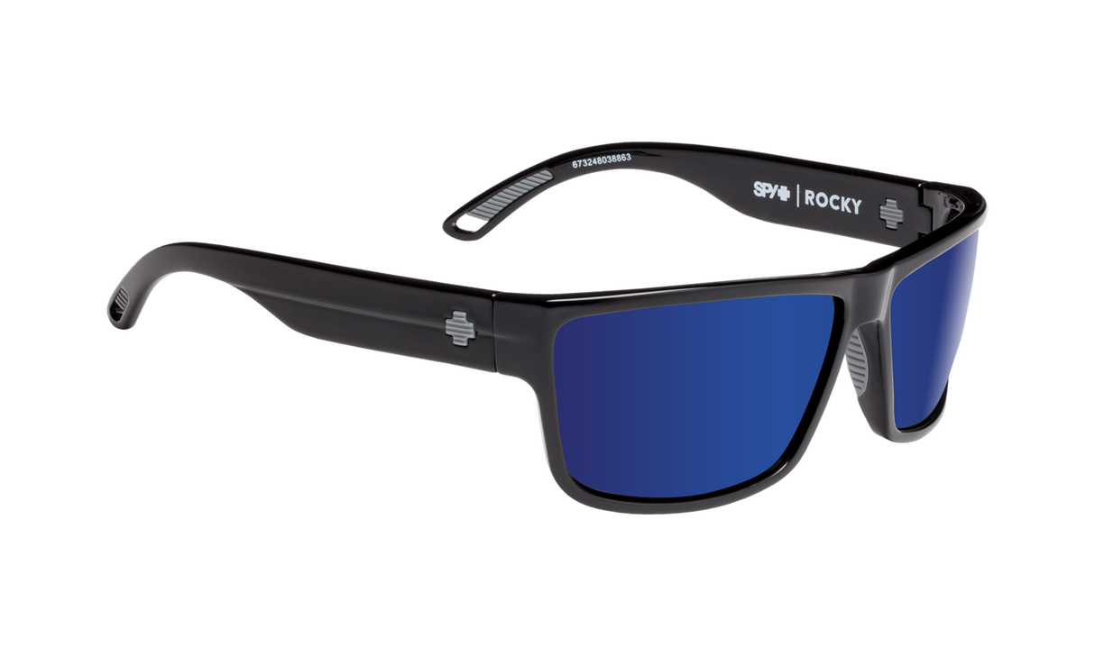 Spy Optic Rocky Sunglasses Black w/Happy Bronze Polar/Blue Spectra Lens